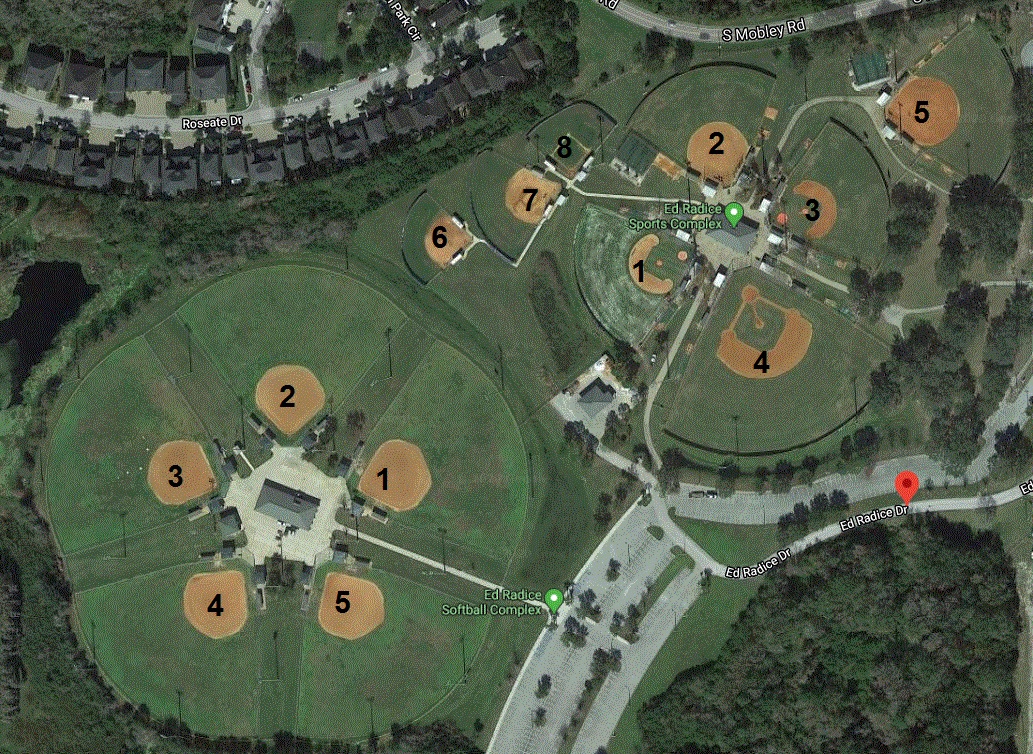 Ed Radice Sports Complex - Field 1 BB 50/70 - 200&#39;